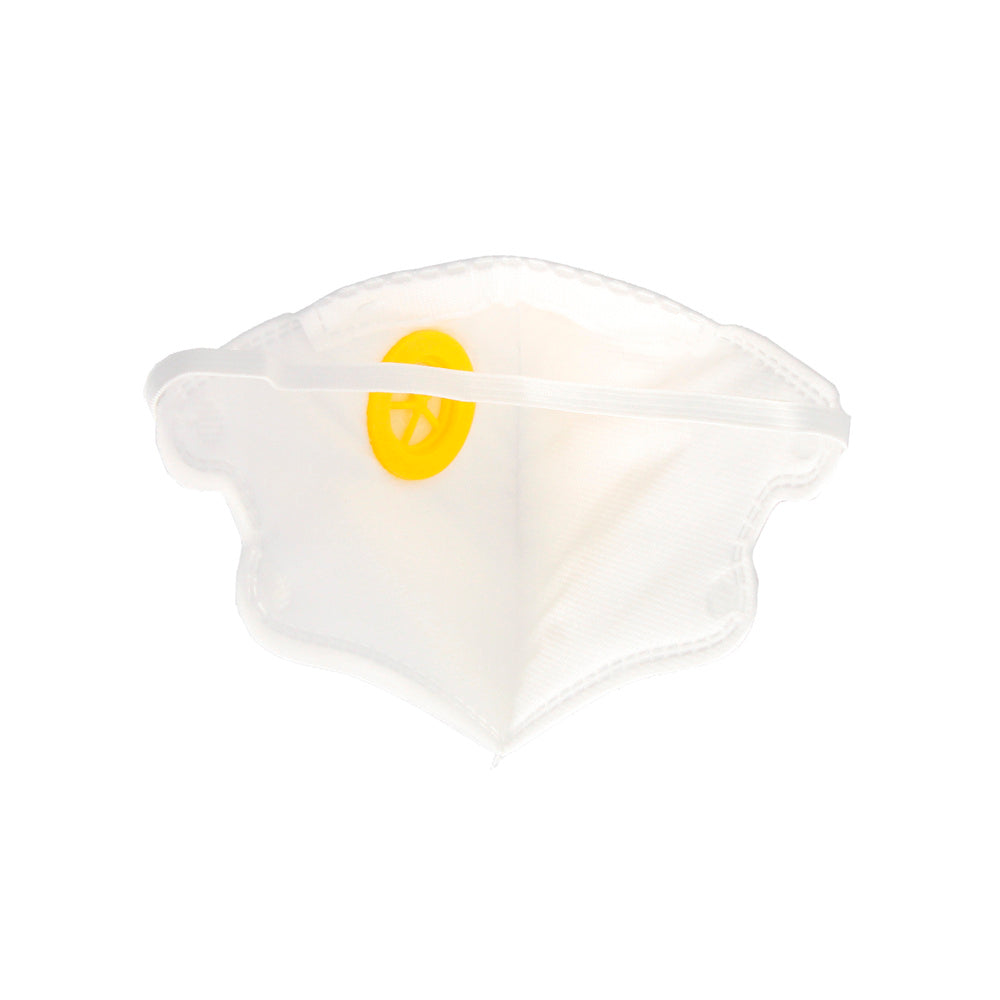 Mascarilla Respiratoria FFP2 Con Valvula. Plegable (20 Unidades) Envasadas Individualmente