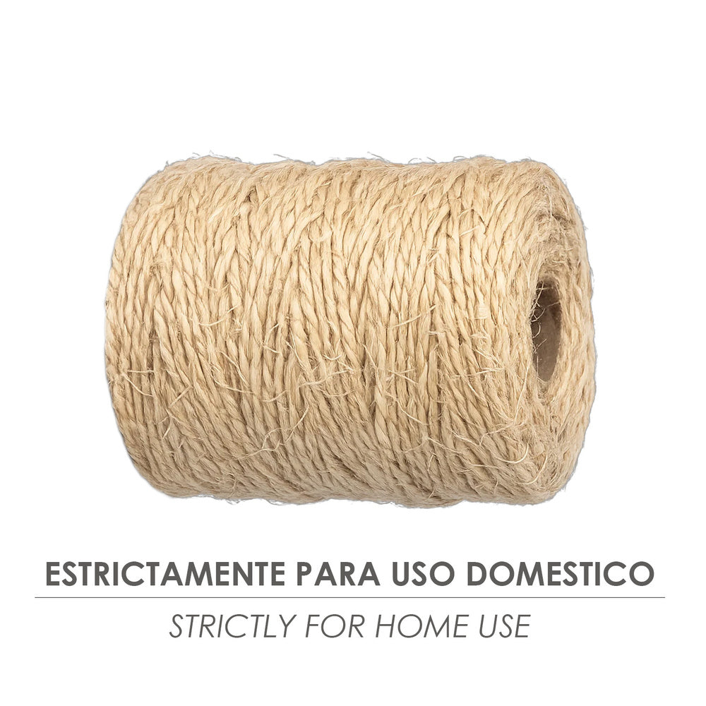 Cuerda Sisal Nº3/4 Hilo de 2 Cabos (Bobina 700 gr. / 140 m.)