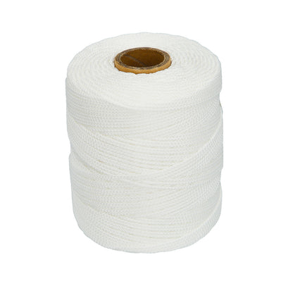 Cuerda Trencilla Polipropileno Blanco (Bobina 200 Metros)