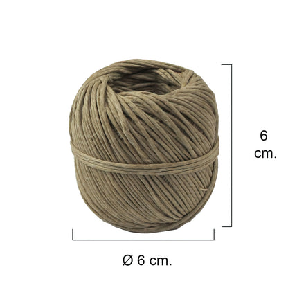 Hilo Bramante Cañamo Pulido Nº 4   (Bobina  50 Gramos) Ø 1,5 Mm.