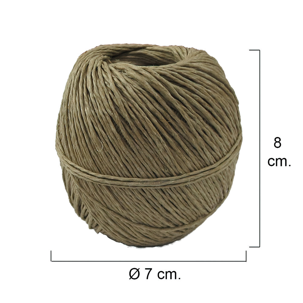 Hilo Bramante Cañamo Pulido Nº 4   (Bobina 100 Gramos) Ø 1,5 Mm.