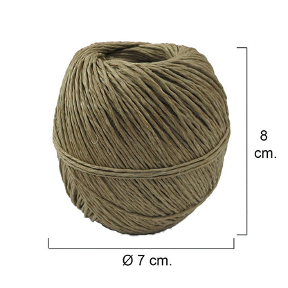 Hilo Bramante Cañamo Pulido Nº 4   (Bobina 100 Gramos) Ø 1,5 Mm.