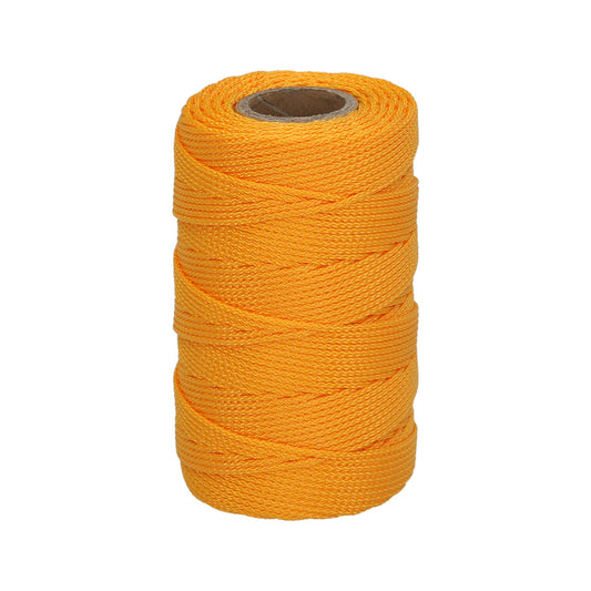 Cuerda Trencilla Polipropileno Amarillo (Bobina 100 Metros)