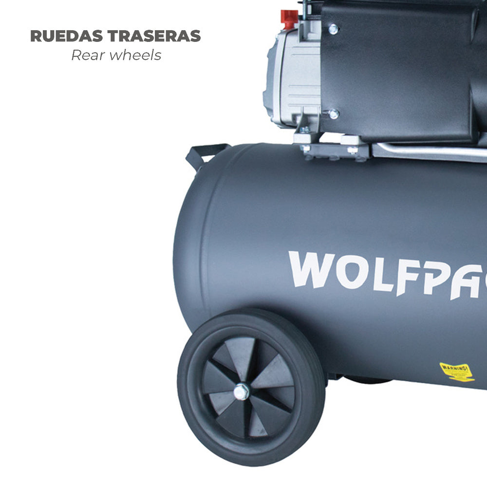 Compresor Aire 50 Litros / 8 Bares / 1,5 Kw - 2,0 HP