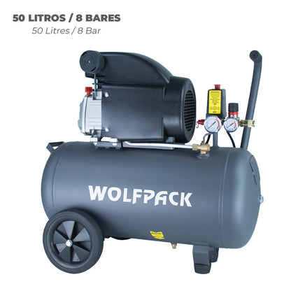 Compresor Aire 50 Litros / 8 Bares / 1,5 Kw - 2,0 HP