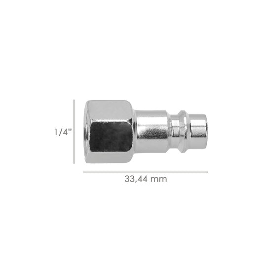 Racor Rapido Hembra 1/4" (Granel)