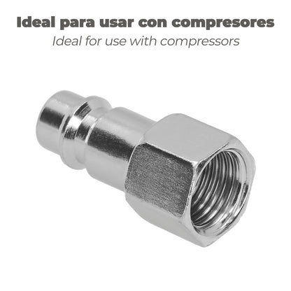 Racor Rapido Hembra 1/4" (Granel)