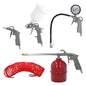 Kit Accesorios Para Compresor Aire Comprimido 5 Piezas Con Click Rapido