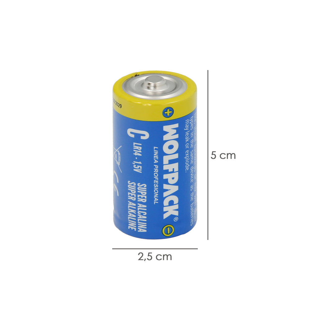 Pila Alcalina C - LR14 (Blister 2 Piezas)