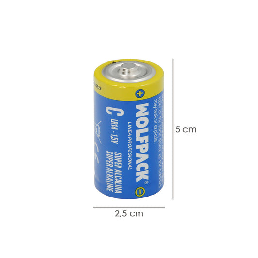 Pila Alcalina C - LR14 (Blister 2 Piezas)