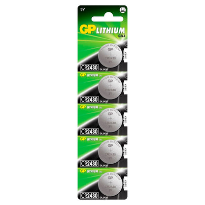 Pila Boton Litio CR2430 (Blister 5 Pilas)