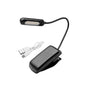 Linterna LED De Mesa / Lectura  Bateria Recargable (1.000 mAh) 30 Lumenes Con Clip, 3 Tonos De Luz y 3 Niveles De Luminosidad