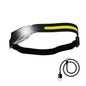 Linterna Led Frontal Cabeza Ajustable 350 Lumenes 4 Modos, Cinta Ajustable, Bateria Recargable Con Sensor Movimiento