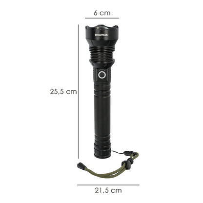 Linterna Led Aluminio Recargable 1500 Lumenes