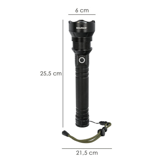 Linterna Led Aluminio Recargable 1500 Lumenes