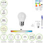 Bombilla Led Esfera Rosca E27. 6.5 Watt. Equivale A 50 Watt. 806 Lumenes. Luz Neutra 4000º K.