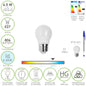 Bombilla Led Esfera Rosca E27. 6.5 Watt. Equivale A 55 Watt. 806 Lumenes. Luz Fría 6500º K.