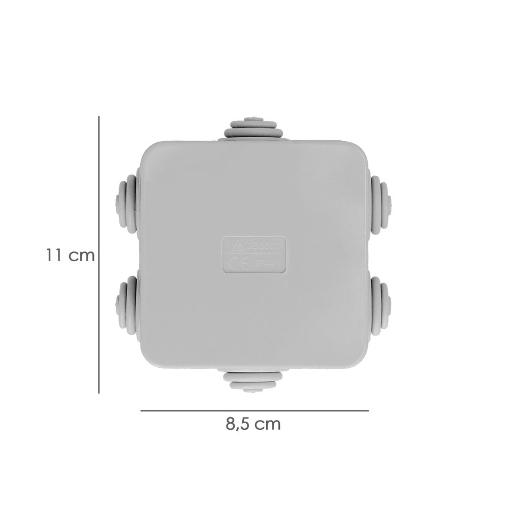 Caja Estanca Superfie Con Clip 80x80x40 Mm