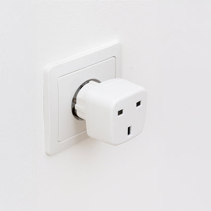 Adaptador Viaje Toma Inglesa A Schuko