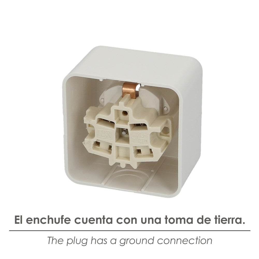 Base Superficie Con Toma Tierra
