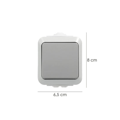 Interruptor Conmutador Con Tapa Simple