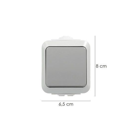 Interruptor Conmutador Con Tapa Simple
