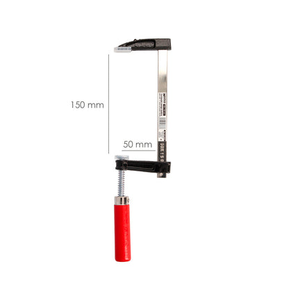 Sargento / Torniquete Mango Madera  150x 50 mm. Clips Para Madera, Sargento Carpinteria, Abrazaderas Carpinteria, Prensa