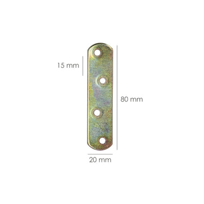 Placa Wolfpack Bicromatado  80x20 mm.