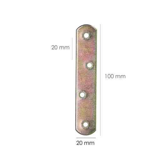 Placa Wolfpack Bicromatado 100x20 mm.