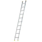 Escalera Aluminio 1 Tramo, 10 Peldaños. Antideslizante, Resistente.