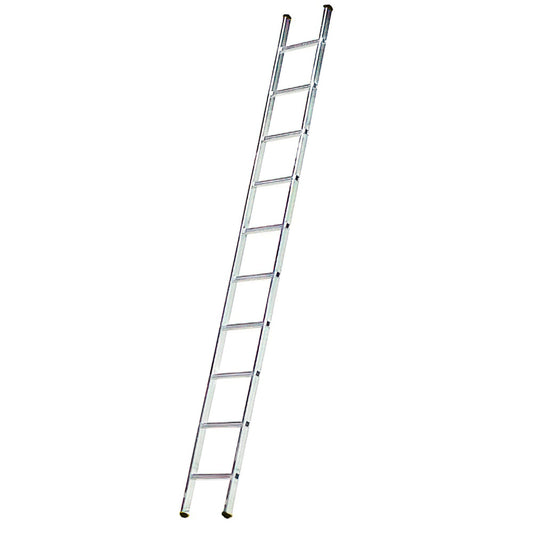 Escalera Aluminio 1 Tramo, 14 Peldaños. Antideslizante, Resistente.