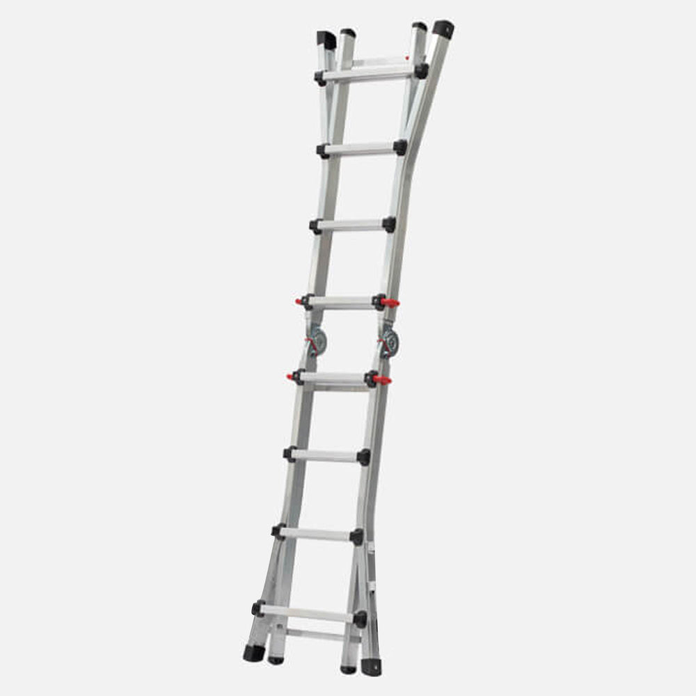 Escalera Telescópica Aluminio  5+5 Peldaños