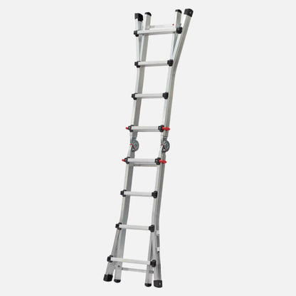 Escalera Telescópica Aluminio  5+5 Peldaños