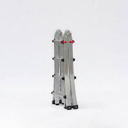 Escalera Telescópica Aluminio  5+5 Peldaños