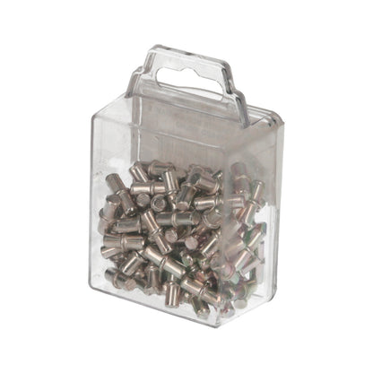 Soporte de Metalico Con Anclaje 5 Ø mm. Para Estanterias / Estantes (Caja 100 Unidades)