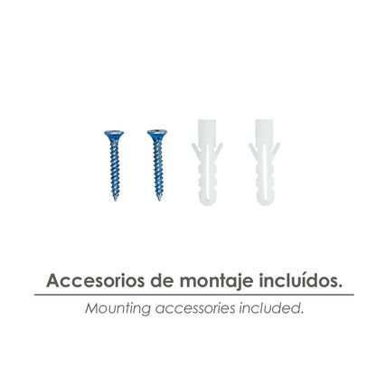 Soporte Pelicano Regulable Para Estante 1 / 20 mm. Cromo Mate (1 Pieza)