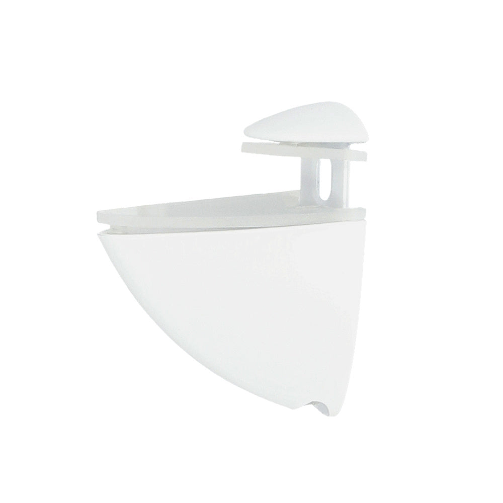 Soporte Pelicano Regulable Para Estante 1 / 20 mm. Blanco  (1 Pieza)
