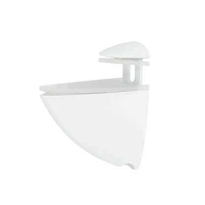 Soporte Pelicano Regulable Para Estante 1 / 20 mm. Blanco  (1 Pieza)