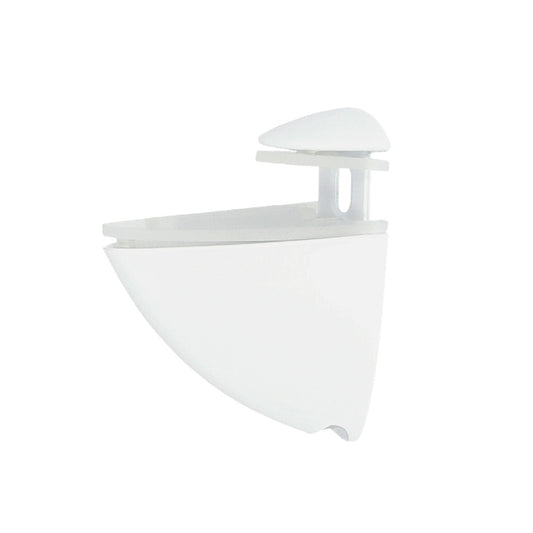Soporte Pelicano Regulable Para Estante 1 / 20 mm. Blanco  (1 Pieza)