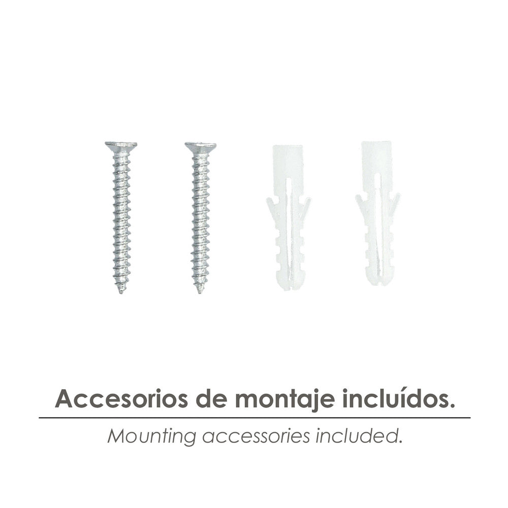 Soporte Pelicano Regulable Para Estante 1 / 20 mm. Blanco  (1 Pieza)