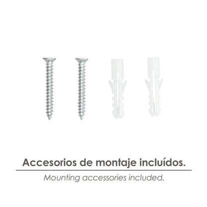 Soporte Pelicano Regulable Para Estante 1 / 20 mm. Blanco  (1 Pieza)