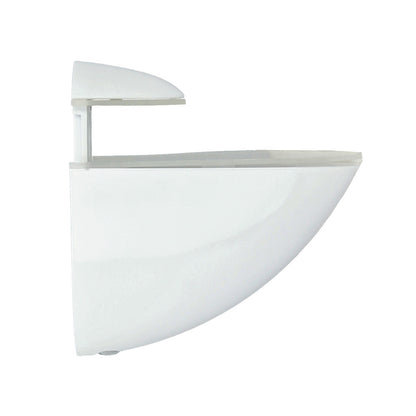 Soporte Pelicano Regulable Para Estante 1 / 35 mm. Blanco  (1 Pieza)