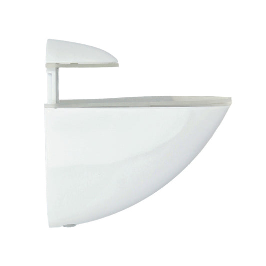 Soporte Pelicano Regulable Para Estante 1 / 35 mm. Blanco  (1 Pieza)