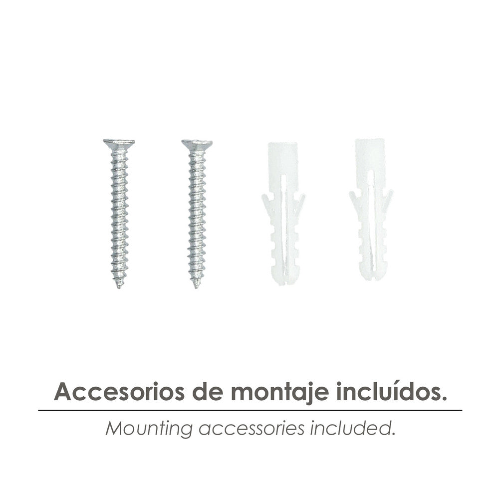 Soporte Pelicano Regulable Para Estante 1 / 35 mm. Blanco  (1 Pieza)