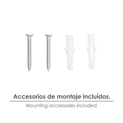 Soporte Pelicano Regulable Para Estante 1 / 35 mm. Blanco  (1 Pieza)