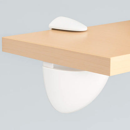 Soporte Pelicano Regulable Para Estante 1 / 35 mm. Blanco  (1 Pieza)